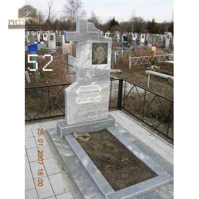 Памятник из мрамора стандарт 52 — ritualum.ru